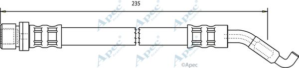 APEC BRAKING Bremžu šļūtene HOS3697